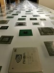 A cool table in my building made of NVIDIA chips.