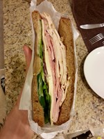 This is how sandwiches should be done! More meat than bread.