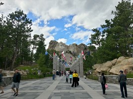 Mount Rushmore entrance.
