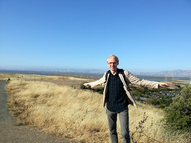 Windy peak just behind one of Google buildings.