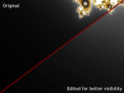 Not dithered.