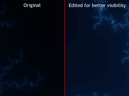 Not dithered.